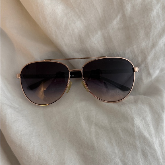 Michael Kors Gold Aviator Sunglasses - Picture 1 of 3